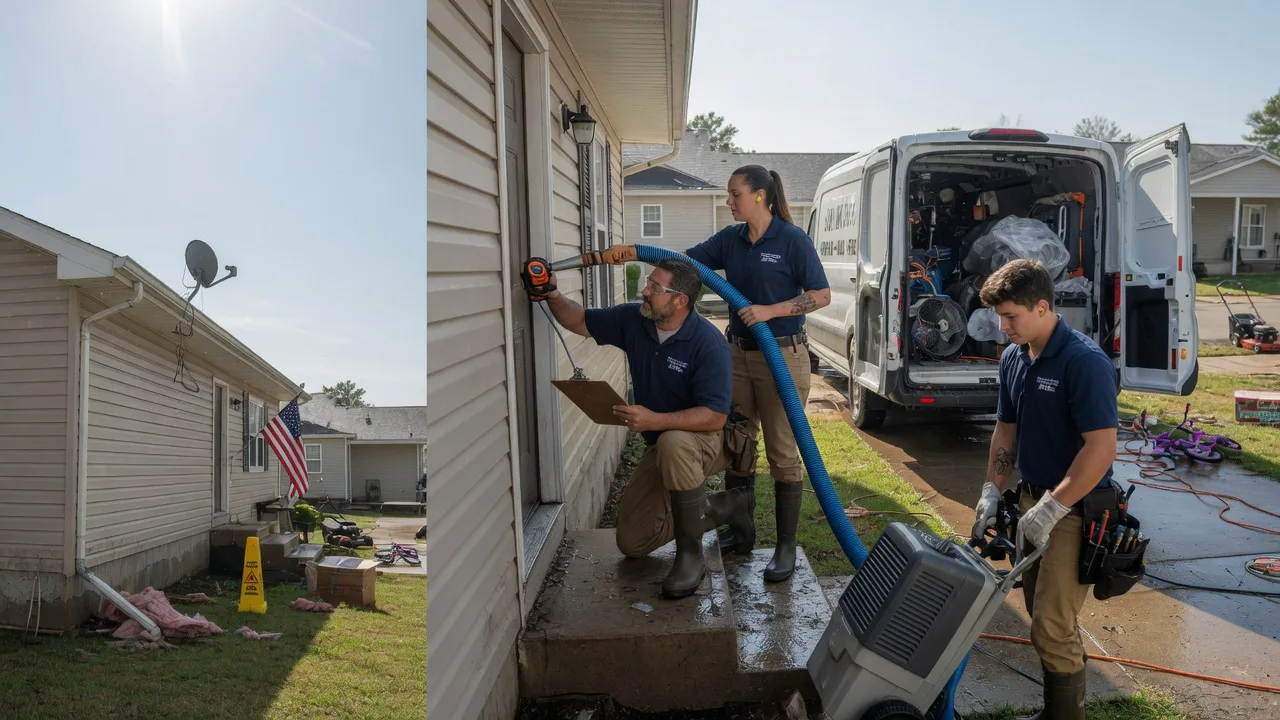 Ceiling Water Damage Restoration in Council Hill, OK near me