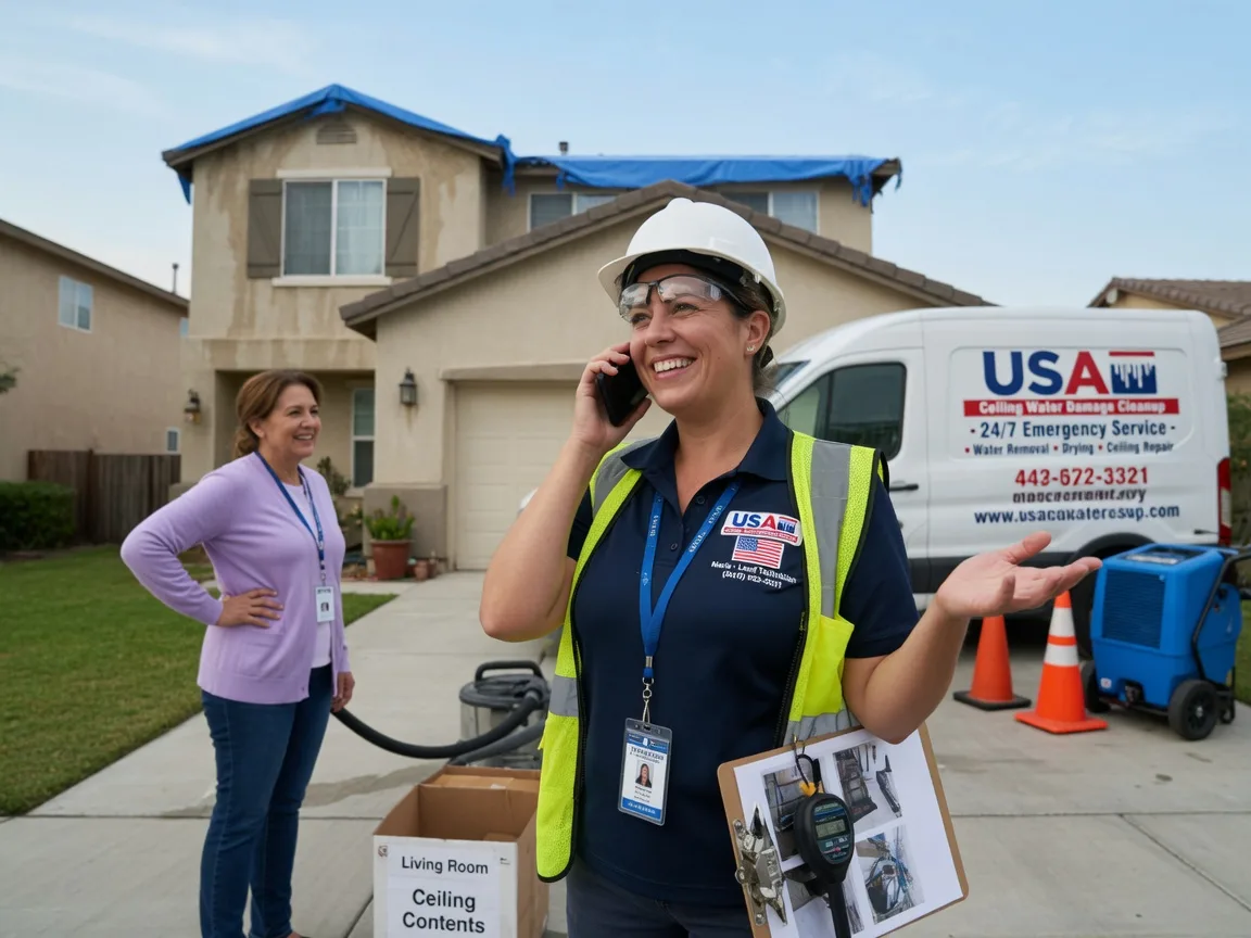 Ceiling Water Damage Restoration Council Hill, OK FAQs