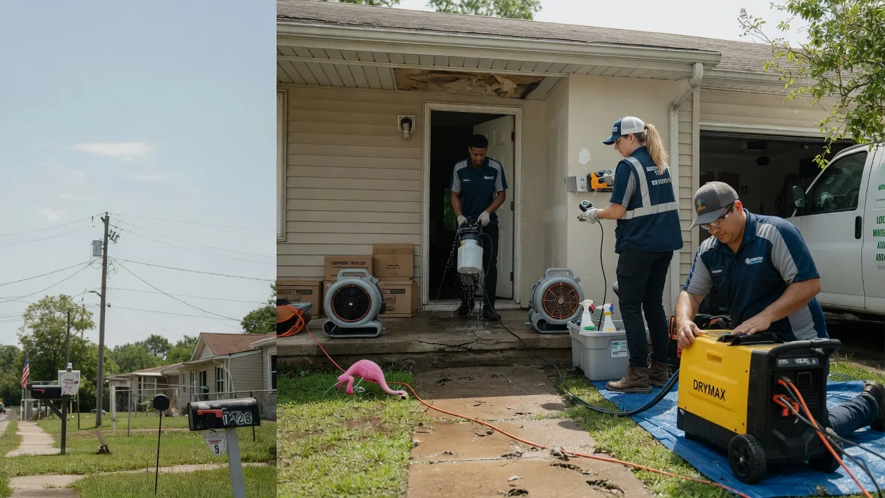 Storm Damage Water Removal in Council Hill, OK near me